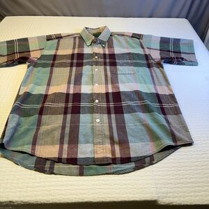 Native Habitat Planet Earth Plaid Men's Shirt